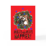CAT HAPPY HOLIDAYS CARD