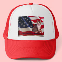 Cat Hat God Bless America by purrfection Cat Hat God Bless America