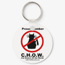 Cat hater logo keychain by chowmember Cat hater logo keychain