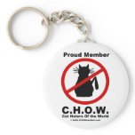 Cat hater logo keychain