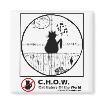Cat hater magnet - scope design by chowmember Cat hater magnet - scope design