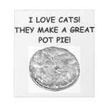 cat hater memo notepad