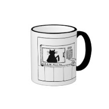 Cat hater mug - microwave design