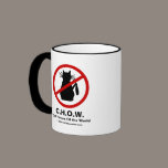 Cat haters mug - football design