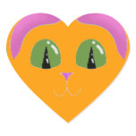 Cat Heart Sticker Cat Heart Sticker