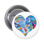 Cat & Heart Valentine Design Pins
