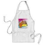 Cat Hides Easter Egg Apron