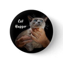 Cat Hugger Button