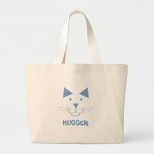 Cat Hugger Canvas Bag