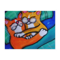 Cat Hugs postcards