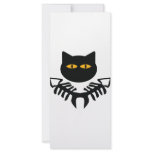 cat icon rack card design