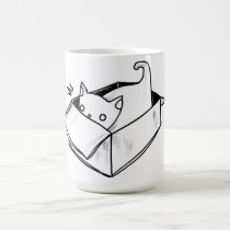 cat in a box mugs