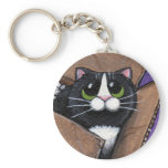 Cat in a Box Keychain