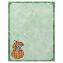 Cat in a Pumpkin Customized Letterhead