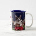 Cat in Basket mugs by ninaandbren Cat in Basket mugs