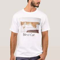 Cat In Blinds t-shirts