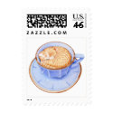 Cat in Coffee Stamp