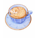Cat in Coffee T-shirt
