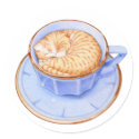 Cat in Coffee stickers