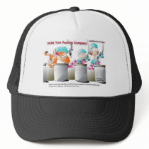 Cat In Fish Factory Funny Gifts & Collectibles hats