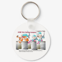 Cat In Fish Factory Funny Gifts & Collectibles keychains