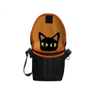 Cat in the bag messenger bag