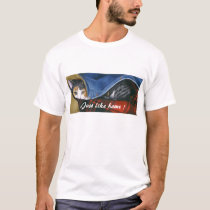 CAT IN THE JACKET t-shirts