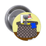 Cat in the Laundry (Meet the Mews) Pin