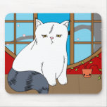 Cat in Window 2 Mouse Pad