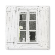 Cat in Window Magnet