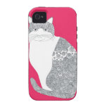 Cat-Iphone4 case Tough iPhone 4 Case
