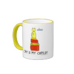 Cat is my Co-pilot mugs