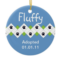 Cat/Kitten Adoption Announcement ornaments