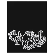 Cat Lady Black & White flyers