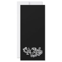 Cat Lady Black & White rack cards
