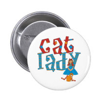 Cat Lady buttons