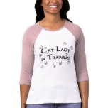 Cat Lady in Training Shirt