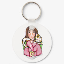 Cat Lady Key Chain keychains by jamiecreates1 Cat Lady Key Chain keychains