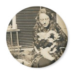 cat lady magnet