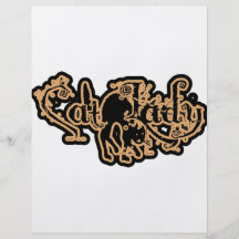 Cat Lady Orange Personalized Flyer