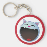 cat laughing key chains