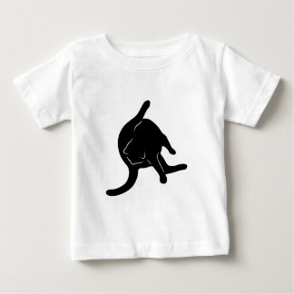 cat licking butt t shirt