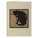 Cat Licking its Paws cards by Animalia Cat Licking its Paws cards
