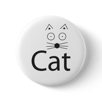 CAT Logo Pinback Button by RLMdesignes