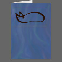 Cat Loss Condolence Card cards