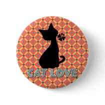 Cat Love Botton buttons by EuphorianChic Cat Love Botton buttons