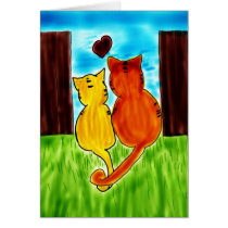 cat love cards