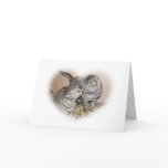 Cat love Greeting card