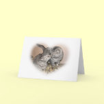 Cat love Greeting card