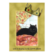 Cat Love on Pillows poster posters by Deedles_Dee Cat Love on Pillows poster posters